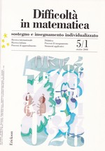 Difficoltà in matematica – sostegno e insegnamento individualizzato 5/1 ottobre 2008 – CTSLI_LIB013D